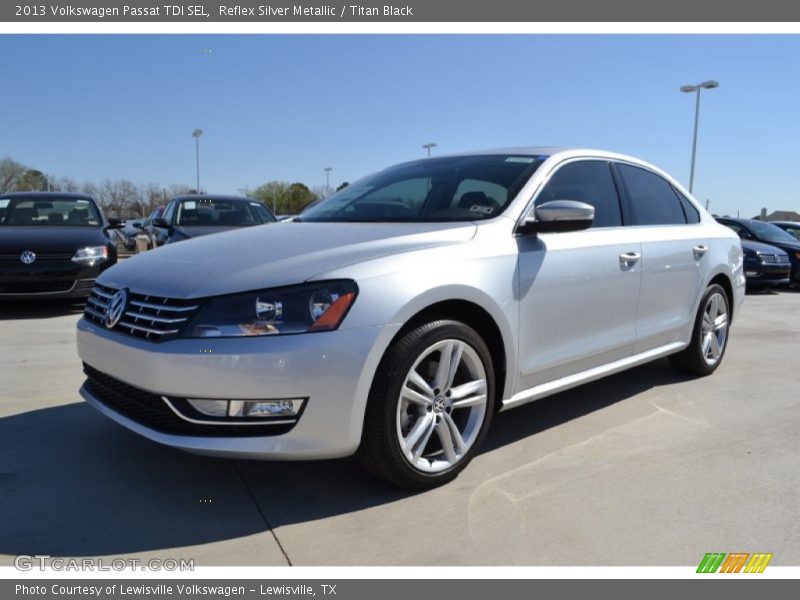 Front 3/4 View of 2013 Passat TDI SEL