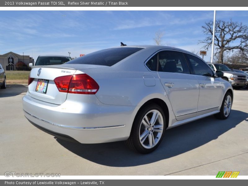 Reflex Silver Metallic / Titan Black 2013 Volkswagen Passat TDI SEL