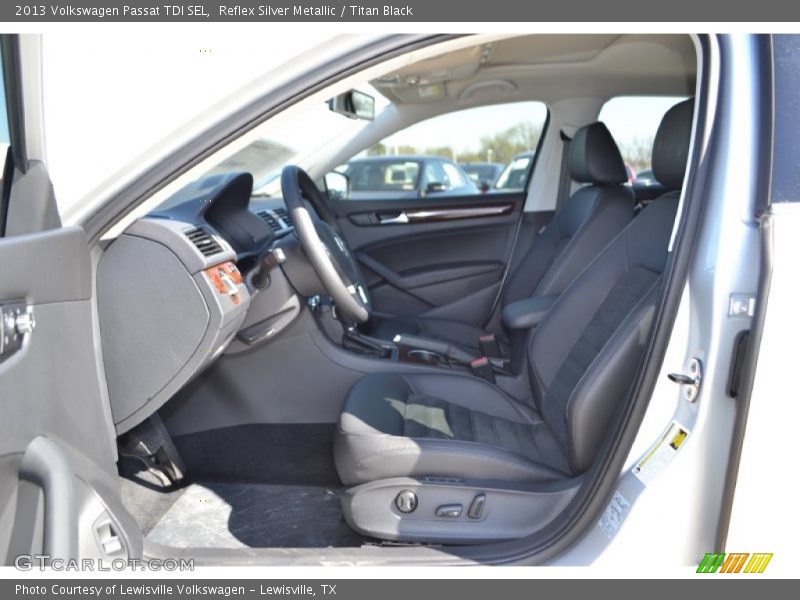 Reflex Silver Metallic / Titan Black 2013 Volkswagen Passat TDI SEL