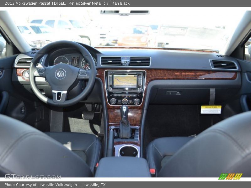 Reflex Silver Metallic / Titan Black 2013 Volkswagen Passat TDI SEL