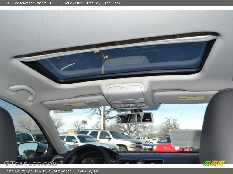 Reflex Silver Metallic / Titan Black 2013 Volkswagen Passat TDI SEL