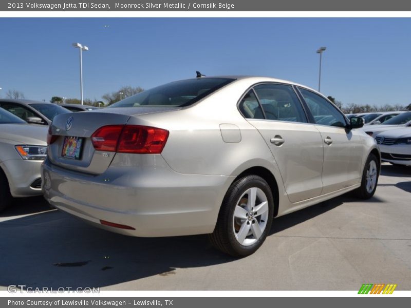 Moonrock Silver Metallic / Cornsilk Beige 2013 Volkswagen Jetta TDI Sedan