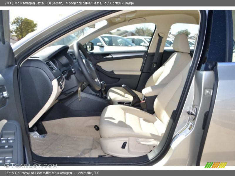 Moonrock Silver Metallic / Cornsilk Beige 2013 Volkswagen Jetta TDI Sedan