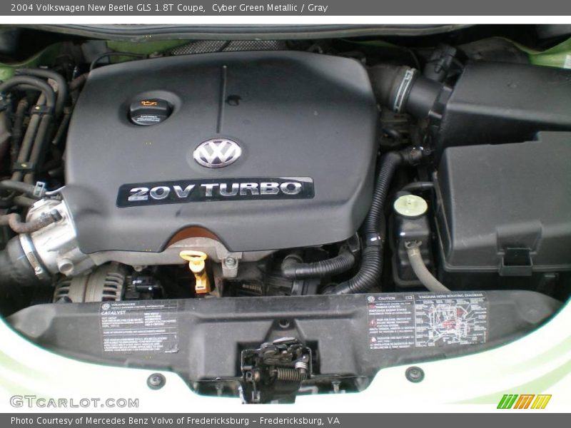 Cyber Green Metallic / Gray 2004 Volkswagen New Beetle GLS 1.8T Coupe