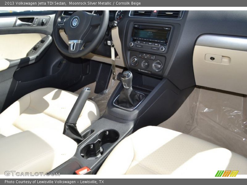 Moonrock Silver Metallic / Cornsilk Beige 2013 Volkswagen Jetta TDI Sedan