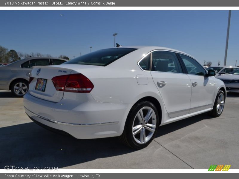 Candy White / Cornsilk Beige 2013 Volkswagen Passat TDI SEL