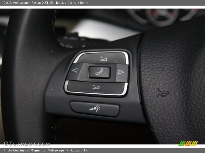 Black / Cornsilk Beige 2013 Volkswagen Passat 2.5L SE
