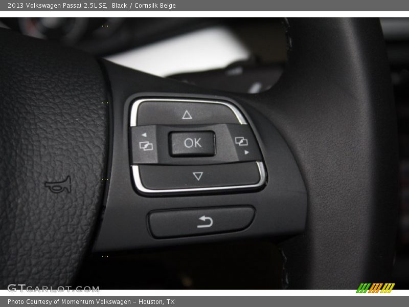 Black / Cornsilk Beige 2013 Volkswagen Passat 2.5L SE