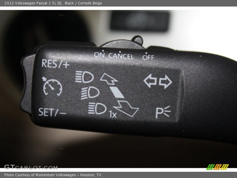Black / Cornsilk Beige 2013 Volkswagen Passat 2.5L SE