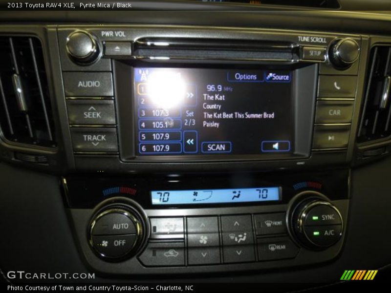 Pyrite Mica / Black 2013 Toyota RAV4 XLE