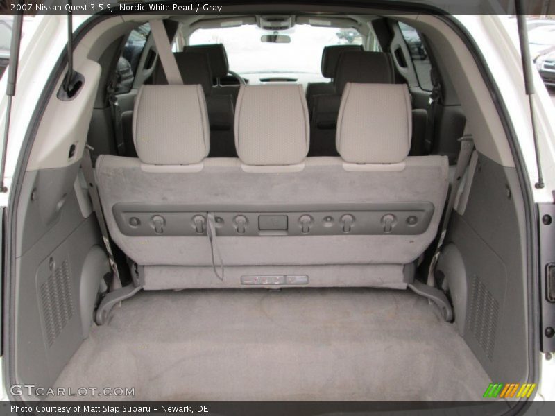 Nordic White Pearl / Gray 2007 Nissan Quest 3.5 S