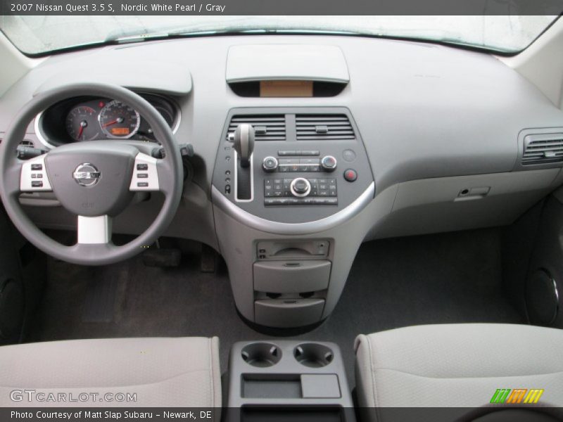 Nordic White Pearl / Gray 2007 Nissan Quest 3.5 S