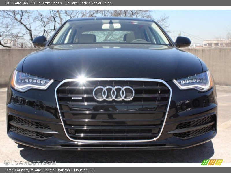 Brilliant Black / Velvet Beige 2013 Audi A6 3.0T quattro Sedan