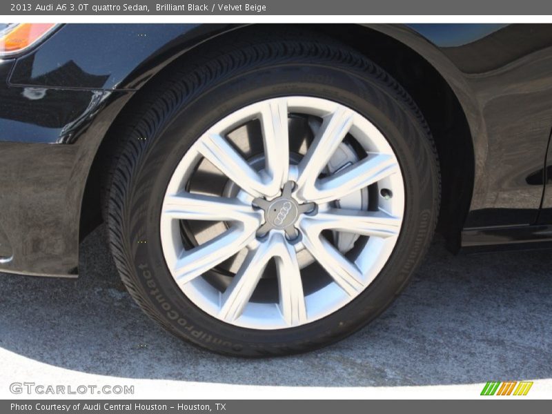 Brilliant Black / Velvet Beige 2013 Audi A6 3.0T quattro Sedan