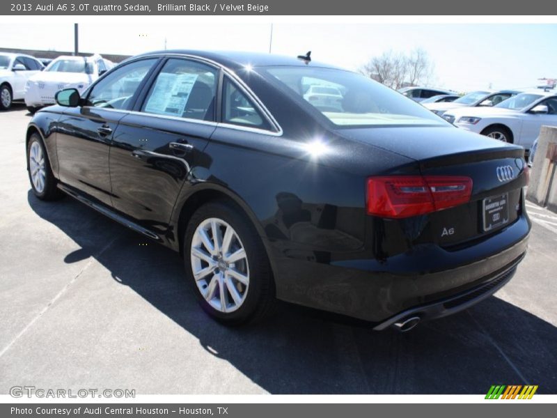 Brilliant Black / Velvet Beige 2013 Audi A6 3.0T quattro Sedan