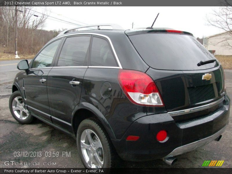 Black Granite Metallic / Black 2012 Chevrolet Captiva Sport LTZ AWD