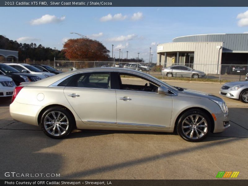 Silver Coast Metallic / Shale/Cocoa 2013 Cadillac XTS FWD