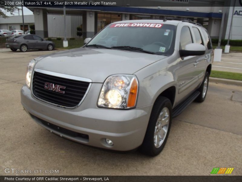 Silver Birch Metallic / Light Titanium 2008 GMC Yukon SLT 4x4