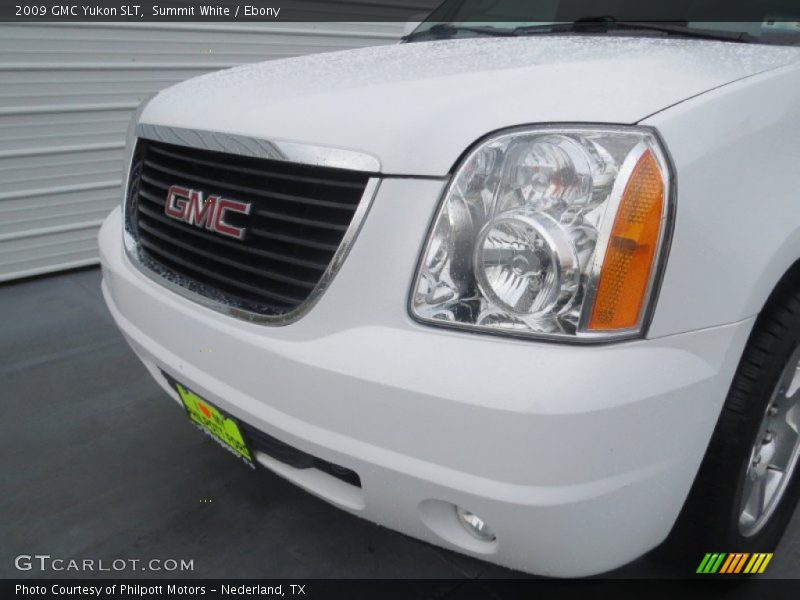 Summit White / Ebony 2009 GMC Yukon SLT
