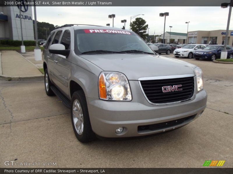 Silver Birch Metallic / Light Titanium 2008 GMC Yukon SLT 4x4