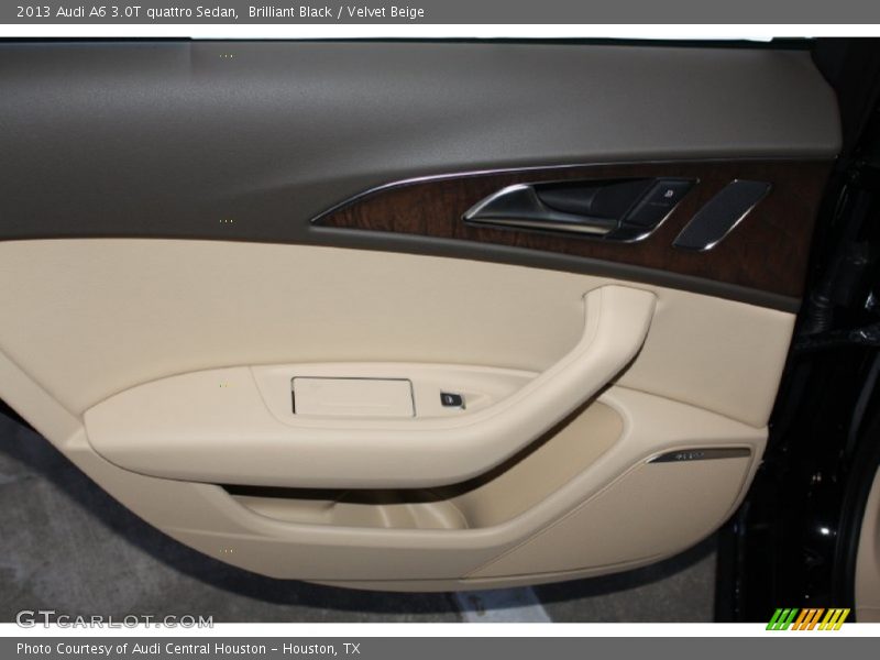 Brilliant Black / Velvet Beige 2013 Audi A6 3.0T quattro Sedan