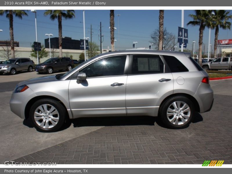 Palladium Silver Metallic / Ebony 2010 Acura RDX SH-AWD