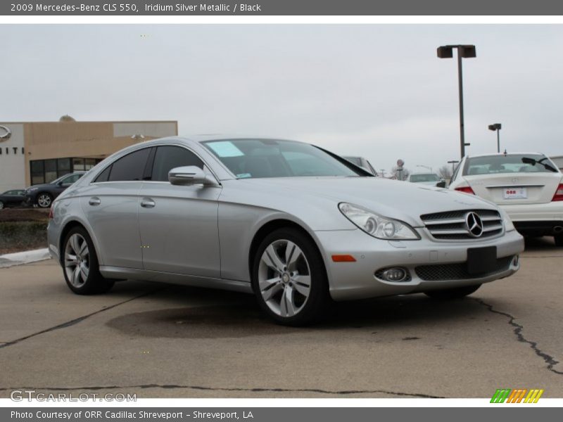 Iridium Silver Metallic / Black 2009 Mercedes-Benz CLS 550