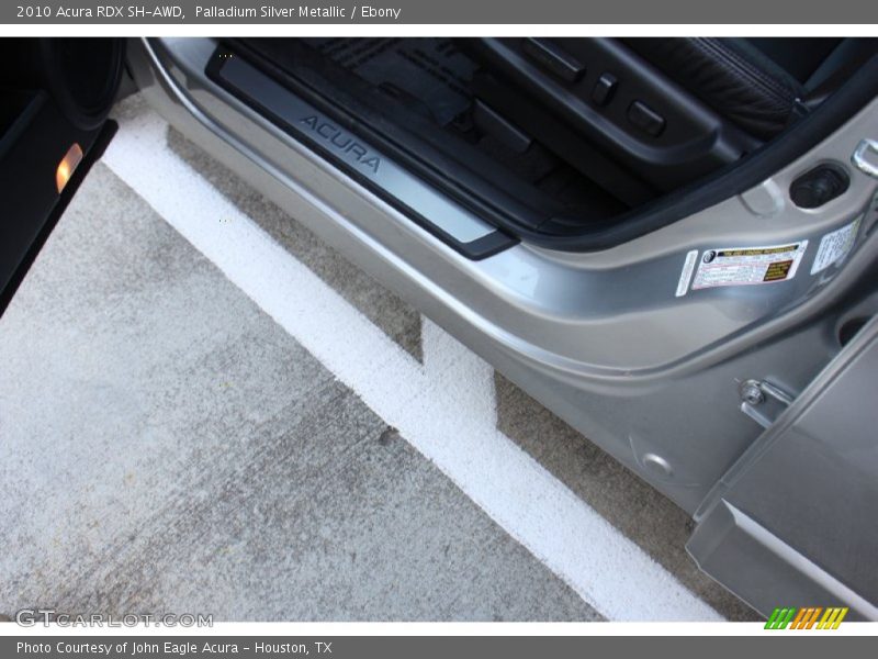 Palladium Silver Metallic / Ebony 2010 Acura RDX SH-AWD
