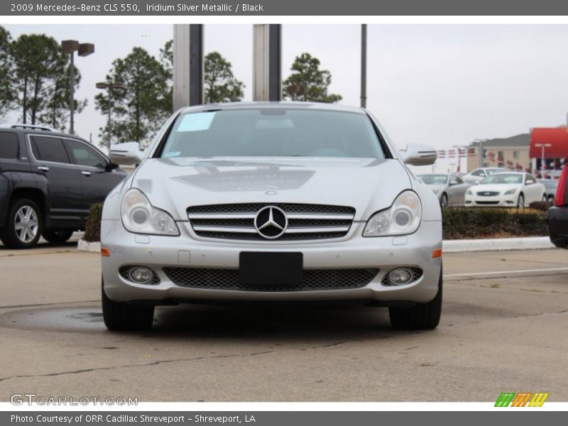 Iridium Silver Metallic / Black 2009 Mercedes-Benz CLS 550