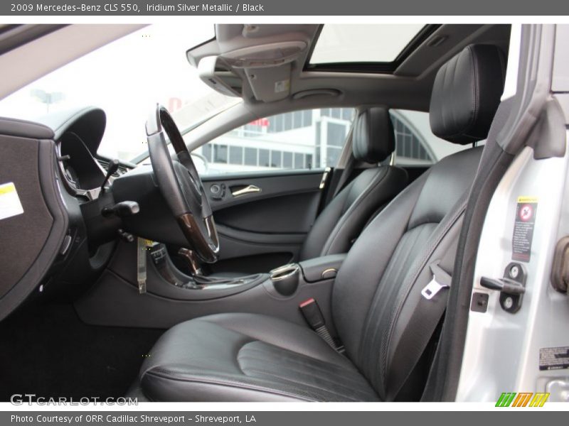 Iridium Silver Metallic / Black 2009 Mercedes-Benz CLS 550