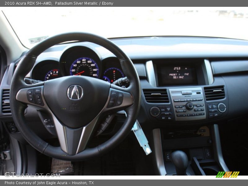 Palladium Silver Metallic / Ebony 2010 Acura RDX SH-AWD