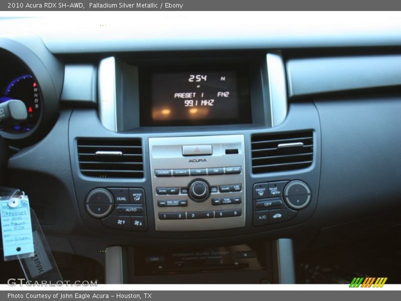 Palladium Silver Metallic / Ebony 2010 Acura RDX SH-AWD