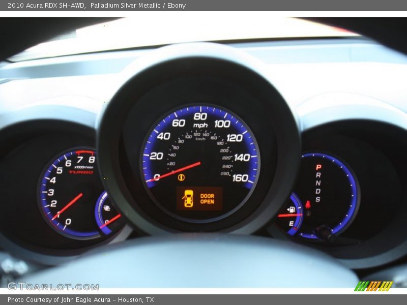 Palladium Silver Metallic / Ebony 2010 Acura RDX SH-AWD