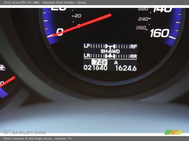 Palladium Silver Metallic / Ebony 2010 Acura RDX SH-AWD
