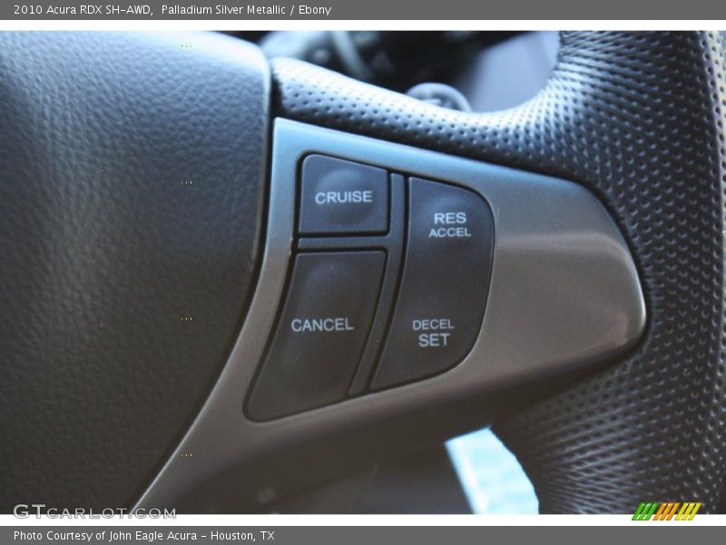 Palladium Silver Metallic / Ebony 2010 Acura RDX SH-AWD