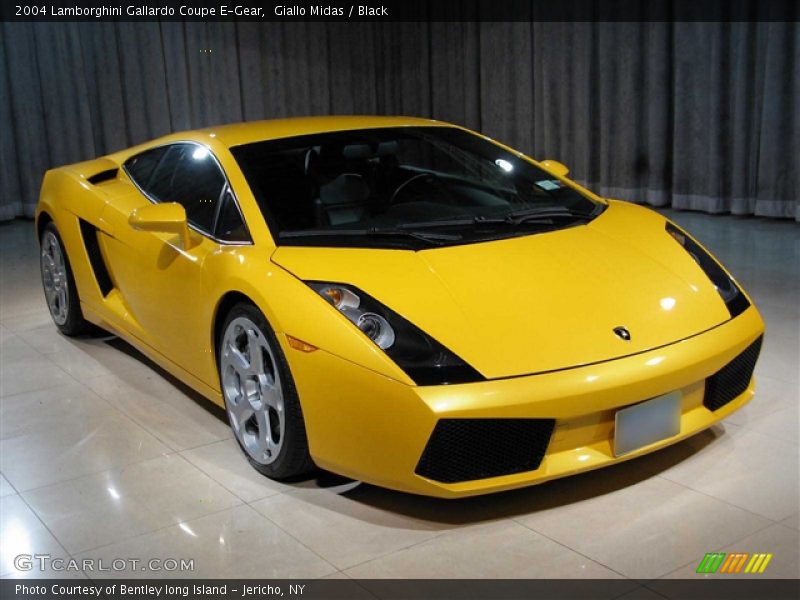 Giallo Midas / Black 2004 Lamborghini Gallardo Coupe E-Gear