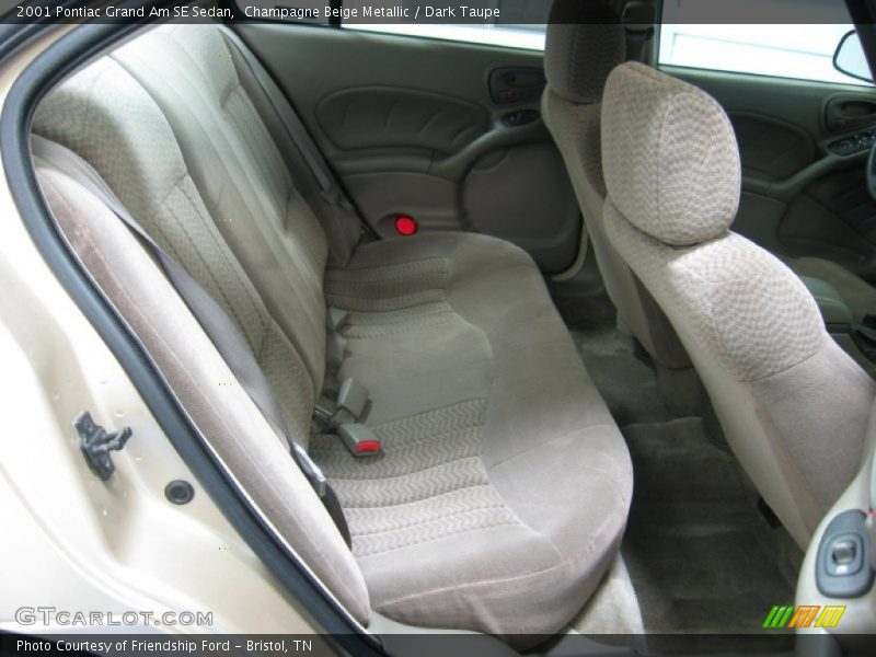 Champagne Beige Metallic / Dark Taupe 2001 Pontiac Grand Am SE Sedan