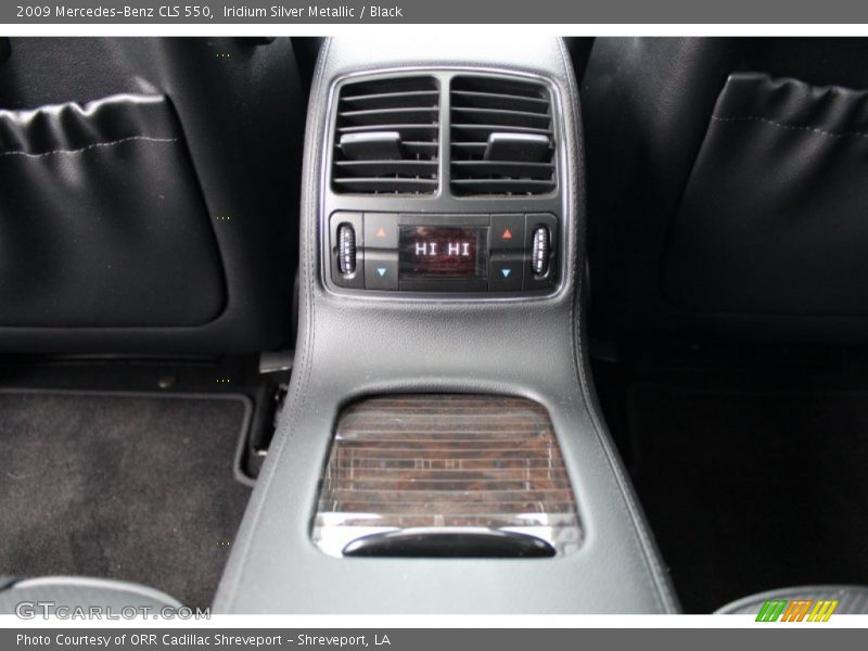 Iridium Silver Metallic / Black 2009 Mercedes-Benz CLS 550