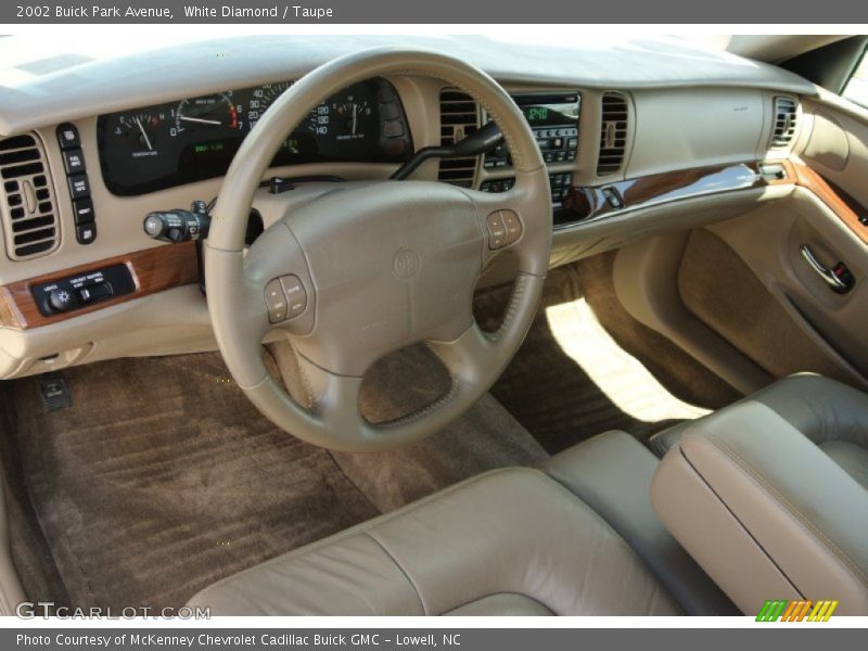 White Diamond / Taupe 2002 Buick Park Avenue