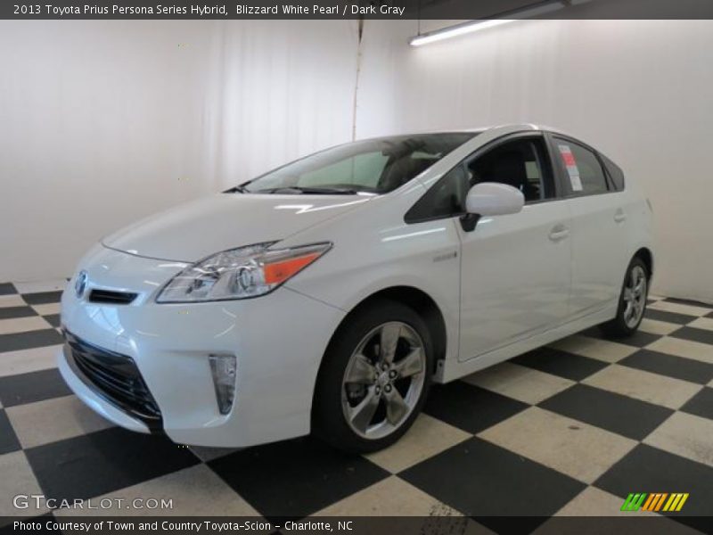 Blizzard White Pearl / Dark Gray 2013 Toyota Prius Persona Series Hybrid