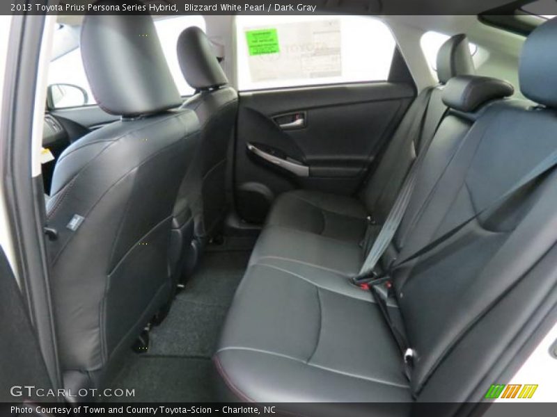 Blizzard White Pearl / Dark Gray 2013 Toyota Prius Persona Series Hybrid