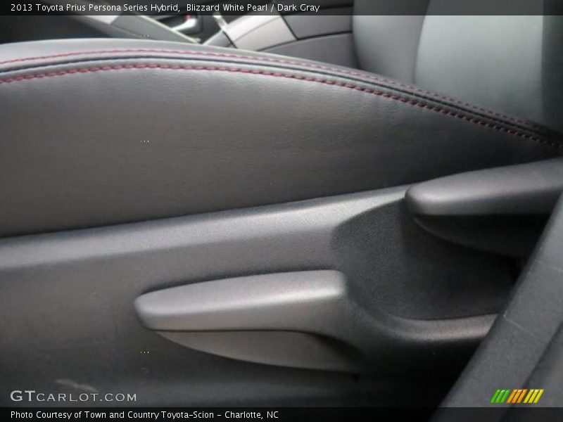 Blizzard White Pearl / Dark Gray 2013 Toyota Prius Persona Series Hybrid