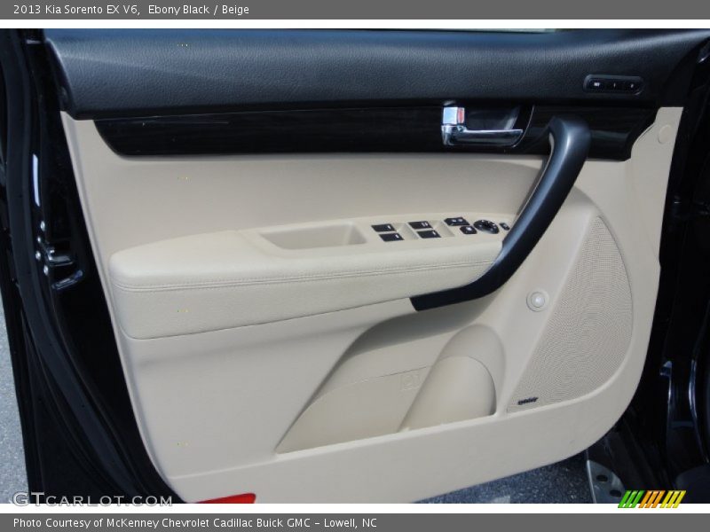 Ebony Black / Beige 2013 Kia Sorento EX V6