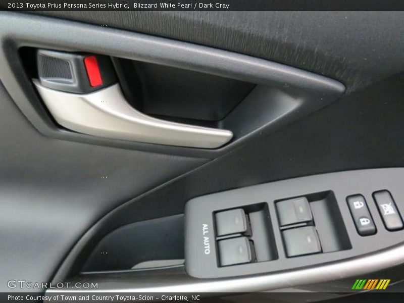 Blizzard White Pearl / Dark Gray 2013 Toyota Prius Persona Series Hybrid