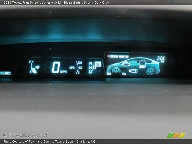 Blizzard White Pearl / Dark Gray 2013 Toyota Prius Persona Series Hybrid