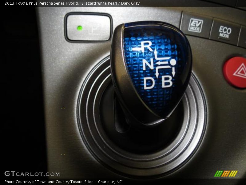 Blizzard White Pearl / Dark Gray 2013 Toyota Prius Persona Series Hybrid