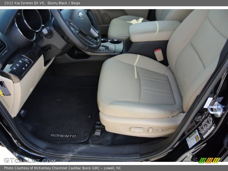 Ebony Black / Beige 2013 Kia Sorento EX V6