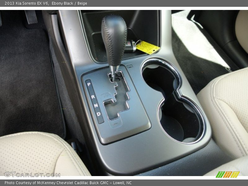 2013 Sorento EX V6 6 Speed Sportmatic Automatic Shifter