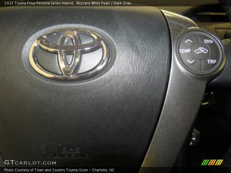 Blizzard White Pearl / Dark Gray 2013 Toyota Prius Persona Series Hybrid