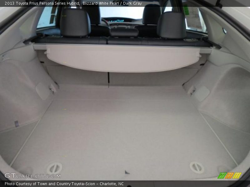 Blizzard White Pearl / Dark Gray 2013 Toyota Prius Persona Series Hybrid